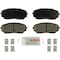 Bosch Blue Disc Brak Disc Brake Pads, Be1258H BE1258H - alternate 2